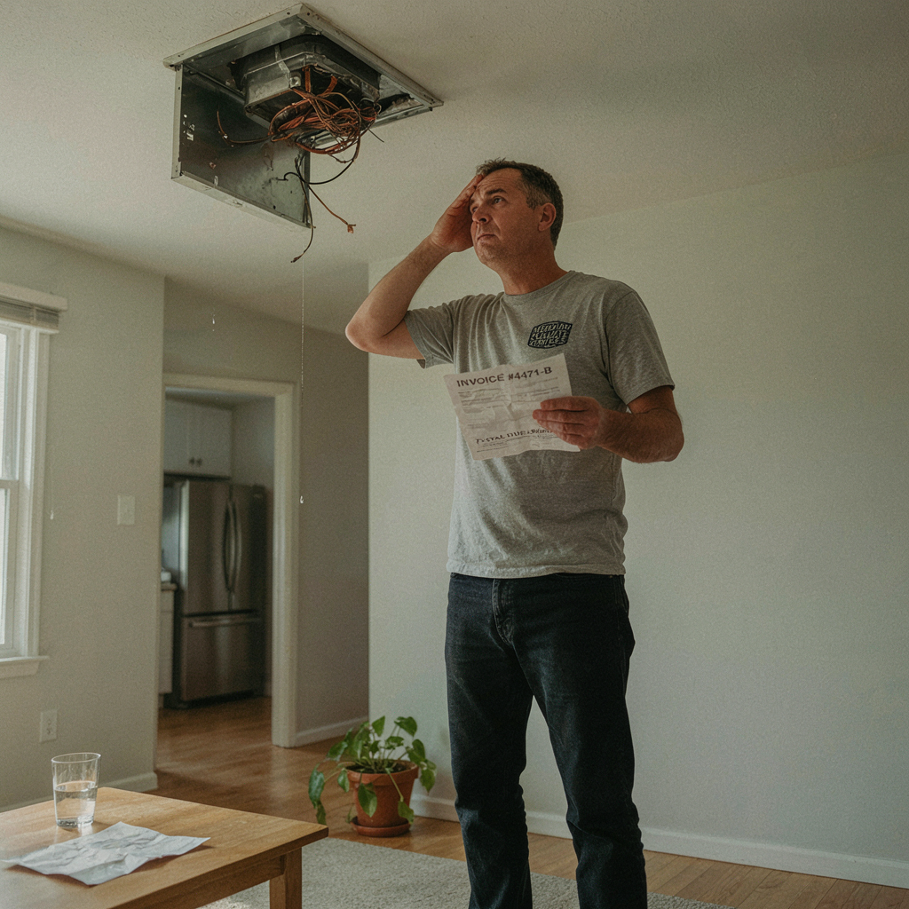 poor HVAC installation